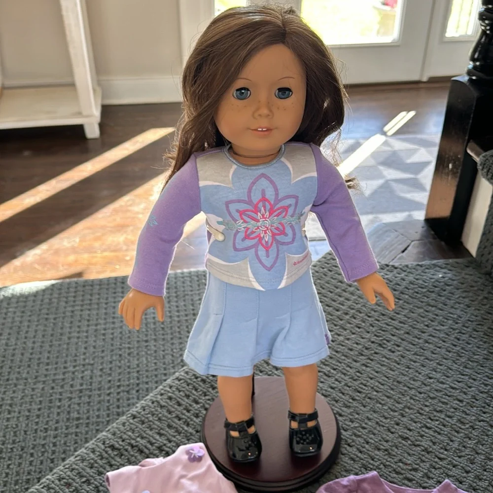 American Girl Doll With Extra Outfits Stand Not Included - Picture 2 of 4